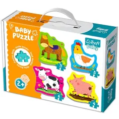 Malé zvieratá na farme detská puzzle sada - Trefl