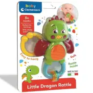 Malý drak farebná baby hrkálka - Clementoni baby