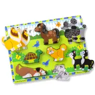Malý maznáčikovia drvená puzzle skladačka 8 prvkov - Melissa &amp; Doug