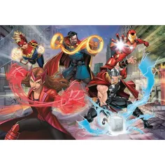 Marvel: Avengers Supercolor trblietavé puzzle 104ks - Clementoni obrázok 2