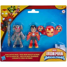 Marvel Iron Man a jeho úžasní priatelia - Iron Antics Iron Man a Ultron herná súprava - Hasbro