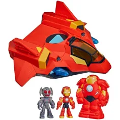 Marvel Iron Man a jeho úžasní priatelia - Obrovský armor Iron Jet herný set - Hasbro obrázok 2