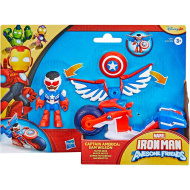 Marvel Iron Man a úžasní priatelia – Kapitán Amerika a vozidlo Super Bike – Hasbro
