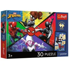 Marvel Spider-Man 30ks prémiový puzzle - Trefl
