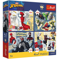 Marvel Spider-Man - 4 x 88 ks Premium Plus Kids puzzle - Trefl