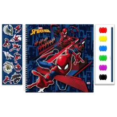 Marvel: Spider-Man omaľovanka s vodovými farbami a nálepkami obrázok 2