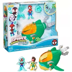Marvel Spidey a úžasní priatelia: Water-Webs Doktor Octopus – morská veľrybia herná súprava - Hasbro