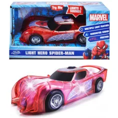 Marvel: Svetelný hrdina Spider-Man postava vozidlo so svetelnými a zvukovými efektmi - Jada Toys