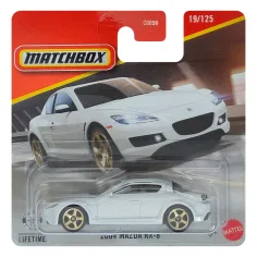 Matchbox: 2004 Mazda RX-8 biely autíčko 1/64 - Mattel