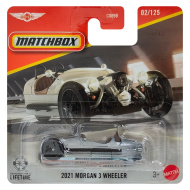 Matchbox: 2021 Morgan 3 Wheeler strieborné autíčko 1/64 - Mattel