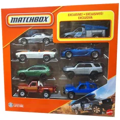Matchbox: 8-dielna sada malých áut s exkluzívnym modelom Ford F250 Super Duty - Mattel