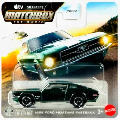 Matchbox Film: 1968 Ford Mustang Fastback autíčko 1/64 - Mattel