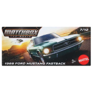 Matchbox A Film: 1968 Ford Mustang Fastback kovové autíčko v papierovej škatuľke 1/64 – Mattel