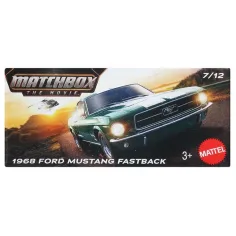 Matchbox A Film: 1968 Ford Mustang Fastback papierová krabička autíčko 1/64 – Mattel