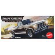 Matchbox A Film: 1986 Ford F-150 papierová krabičková autíčko 1/64 – Mattel