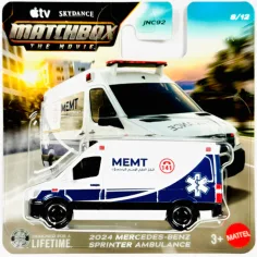 Matchbox A Film: 2024 Mercedes-Benz Sprinter Ambulancia autíčko 1/64 - Mattel