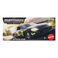 Matchbox A Film: Chevy Stock-Car papierová krabičková autíčko 1/64 – Mattel