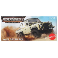 Matchbox A Film: Land Rover 6x6 kovová miniatúra 1/64 v papierovej škatuľke – Mattel