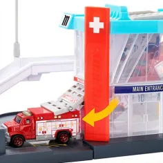 Matchbox: Action Drivers Helikoptérová záchranná stanica herná sada - Mattel obrázok 4