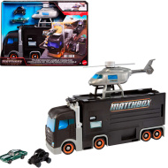 Matchbox Film: 2 v 1 Mercedes prepravné auto a transformovateľná súprava trate – Mattel