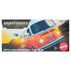 Matchbox: Autíčko 1973 Volkswagen T2B Bus v papierovej krabičke 1/64 - Mattel