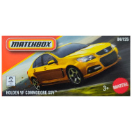 Matchbox: Papierová škatuľka Holden VF Commodore SSV žlté autíčko 1/64 - Mattel
