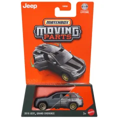 Matchbox Pohyblivé Časti: 2018 Jeep Grand Cherokee otvárací malý automobil 1/64 - Matný
