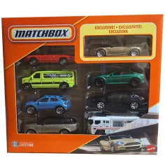 Matchbox: 8-dielna sada autíčok s exkluzívnym autom Aston Martin DBS Volante - Mattel