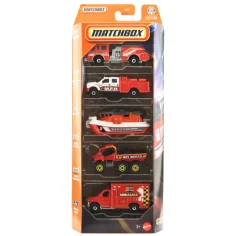 Matchbox: Záchranná 5-dielna súprava autíčok 1/64 - Mattel