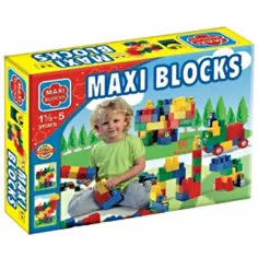 Maxi Blocks veľké balenie stavebných kociek 56 ks - D-Toys