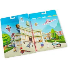 Melissa & Doug: Tlapková Patrola Dobrodružný záliv Opakovane použiteľný zošit s nálepkami obrázok 3