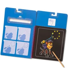Melissa & Doug: Tlapková patrola Chase škrabaný obraz, kreatívna hra obrázok 2
