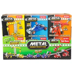 Metal Construction: Kovový vozidlový stavebný set v rôznych variantoch 1ks obrázok 1