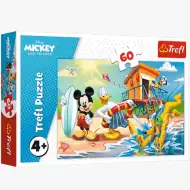Mickey a jeho priatelia na pláži 60 dielne puzzle - Trefl