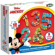 Mickey Mouse Čísla 15-dielne puzzle