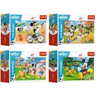Mickey Mouse Deň s priateľmi 54ks mini puzzle v 4 variantoch - Trefl