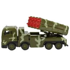 Military Force: Vojenské nákladné auto s vrhačom rakety a terénnym vzorom 16cm obrázok 3
