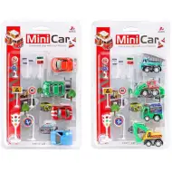 Mini Car: Set autíčok 4 dielny set vo dvoch variantoch