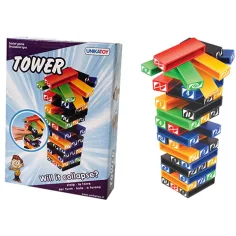 Mini Jenga veža zručnostná hra