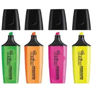 Mini zvýrazňovače, štyri rôzne farby