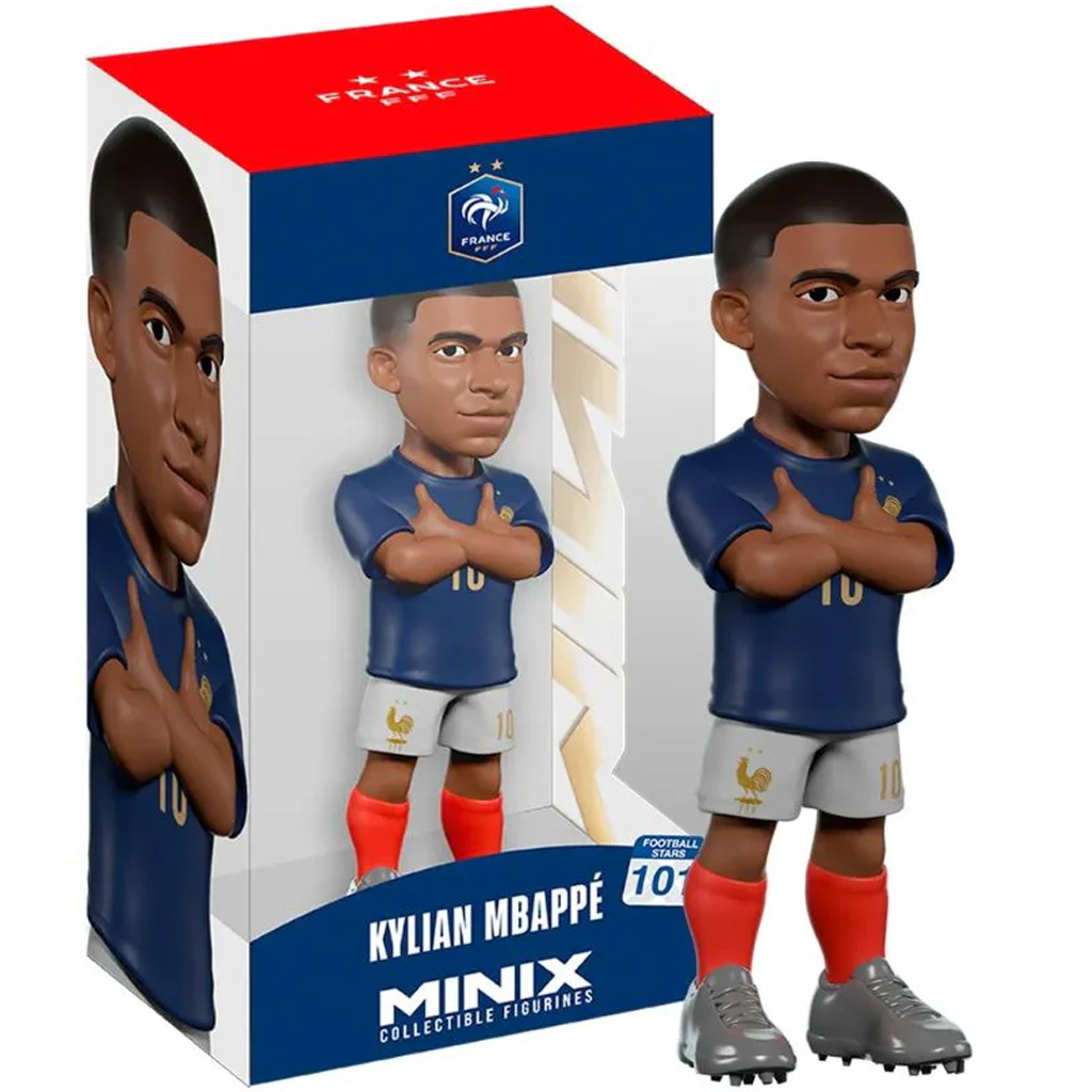 Minix: Francúzsko - World Cup Kylian Mbappé futbalista akčná figúrka 12cm