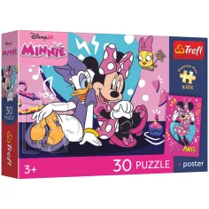 Minnie myš a jej priatelia 30-dielny prémiový puzzle - Trefl