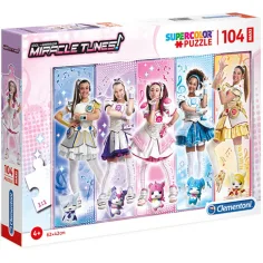 Miracle Tunes dievčatá 104ks Maxi Puzzle - Clementoni