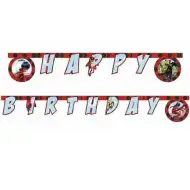Miraculous Happy Birthday nápis 230 cm