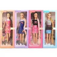 Módna bábika Nicky v jarných šatách v rôznych variantoch