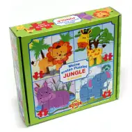 Moje prvé puzzle Džungla 4v1