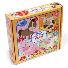 Môj prvý puzzle: Farmové zvieratá 4 v 1 baby puzzle