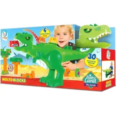 Molto: Blocks kockozrútajúci gigantosaurus dinosaurus stavebnica so zvukom 30 ks