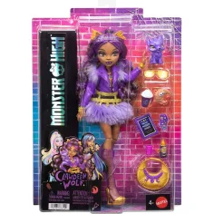 Bábika Clawdeen Wolf z Monster High s doplnkami - Mattel