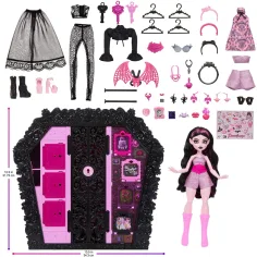 Monster High Rémtrendi Oblečenie Draculaura s Bábikou - Mattel obrázok 6